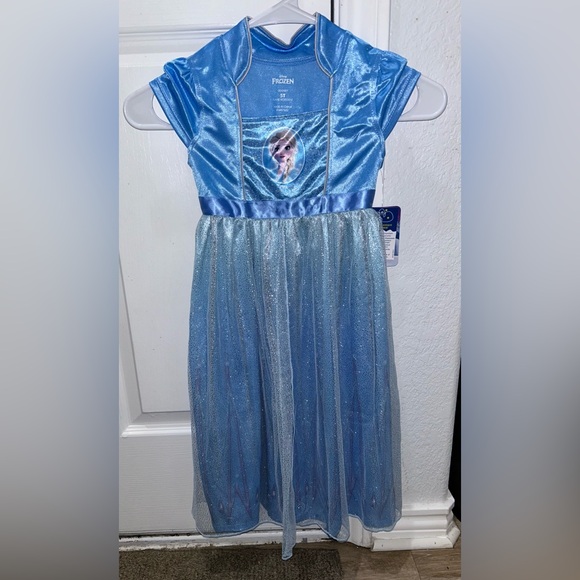Disney Other - NEW Disney princess Elsa Frozen girls nightgown, blue/silver, sizes various